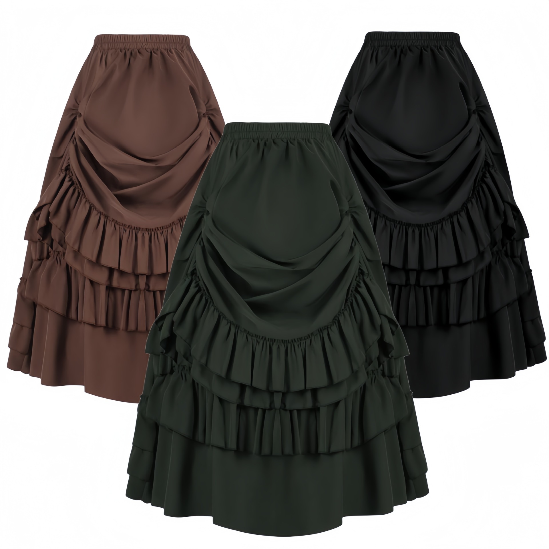 Women'S Fashion Renaissance Period - Nueva Falda Corta de Estilo Gótico