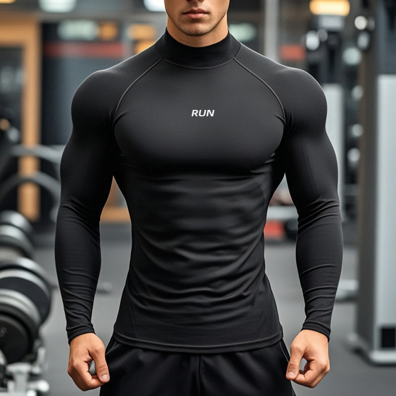 Turtleneck Bodysuit - Camisetas de manga larga de secado
