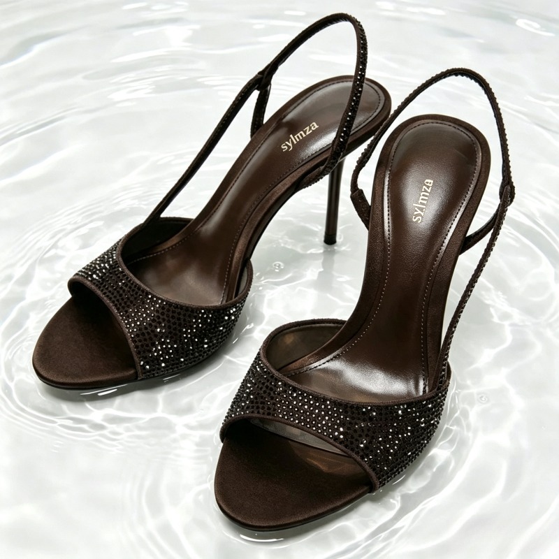 Women'S Fashion Brand Shoes - Zapatos de Tacón con Detalle de