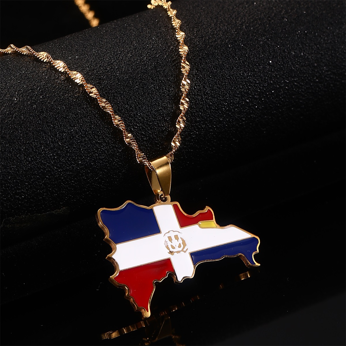 Women'S Fashion Guide - Collar con colgante de mapa de