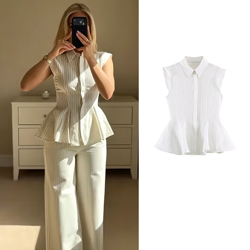 Women'S Young Fashion - Blusas y Camisas de Verano para