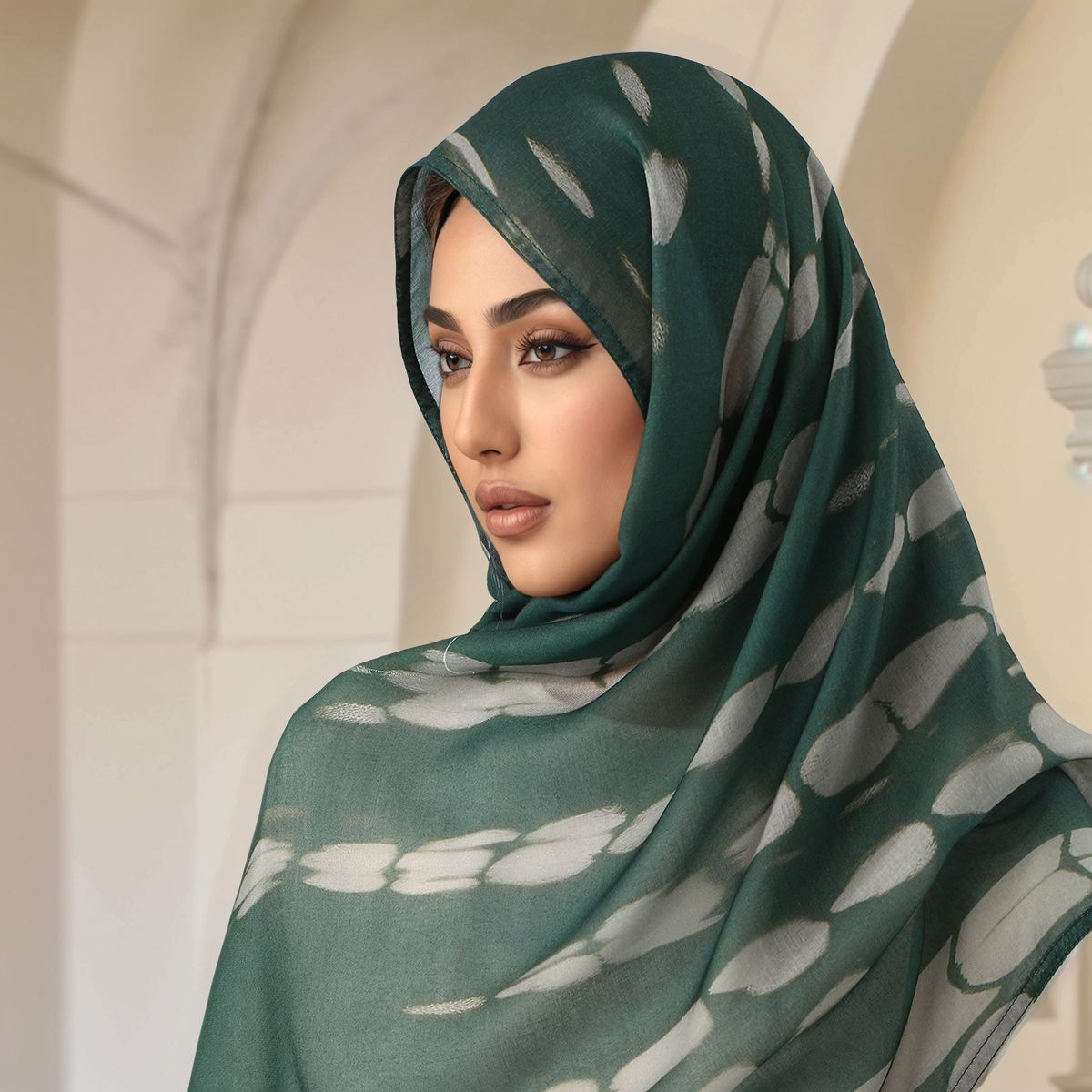 Women Fashion Malaysia - Nueva bufanda Hijab de rayón estampada