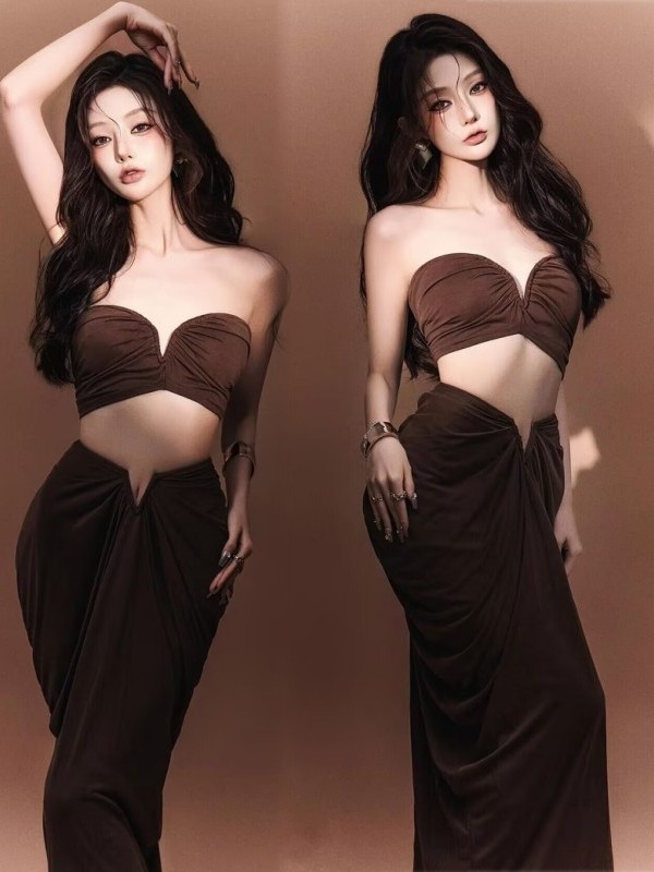 Women'S Young Fashion - Conjunto de Vestido de Dama de