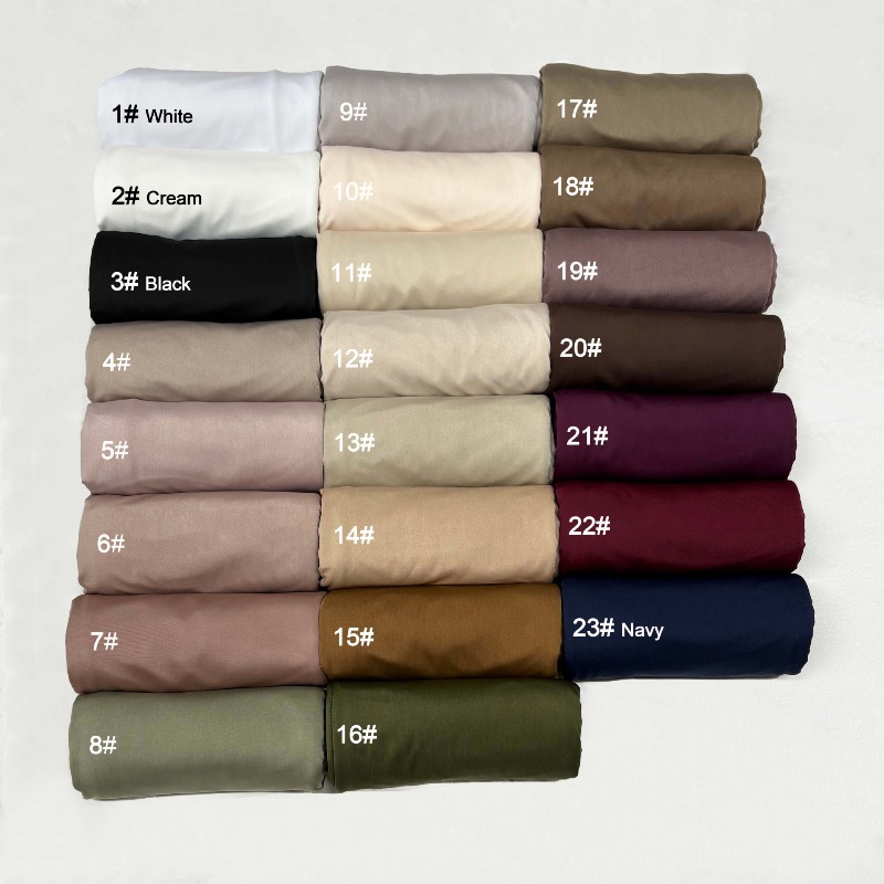Women Fashion Malaysia - Pañuelo Hijab Líquido Premium E2, Chal,