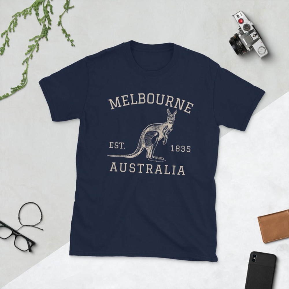 Women'S Fashion Melbourne - Melbourne Australia camiseta canguro australiano Vintage