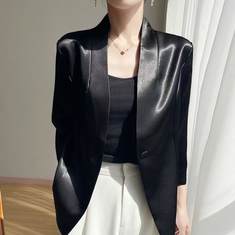 Blusa de satén dorado de lujo  - Women'S Fashion Gilded Age reseña y precio