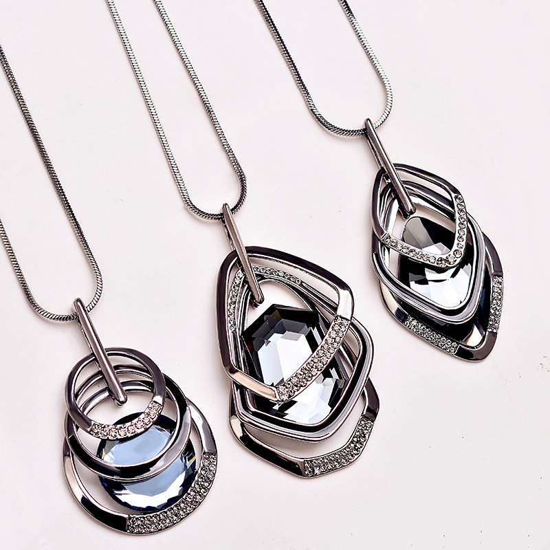 Collares y colgantes largos ge - Women'S Fashion Show 2022 reseña y precio