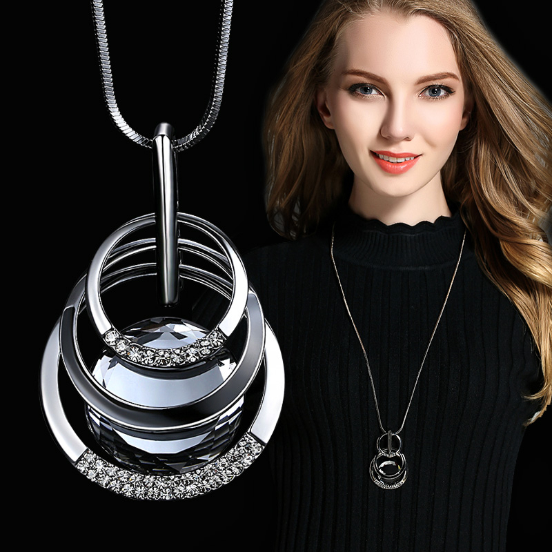 Collares y colgantes largos ge - Women'S Fashion Show 2022 reseña y precio