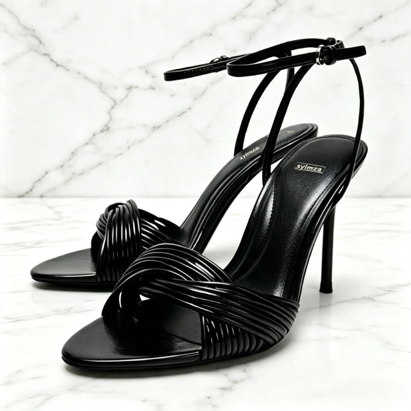 Sandalias de tacón de aguja co - Women'S Fashion Brand Shoes reseña y precio