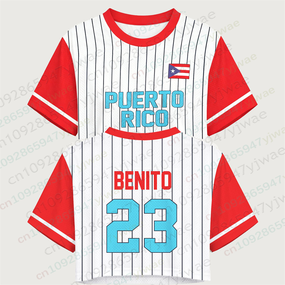 Camiseta Corta de Puerto Rico, - Women'S Fashion Rugby Shirt reseña y precio