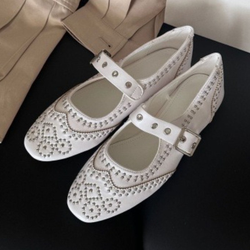 Zapatos planos con diseño de h - Women'S Fashion Brand Shoes reseña y precio