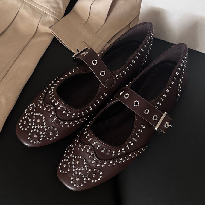 Zapatos planos con diseño de h - Women'S Fashion Brand Shoes reseña y precio