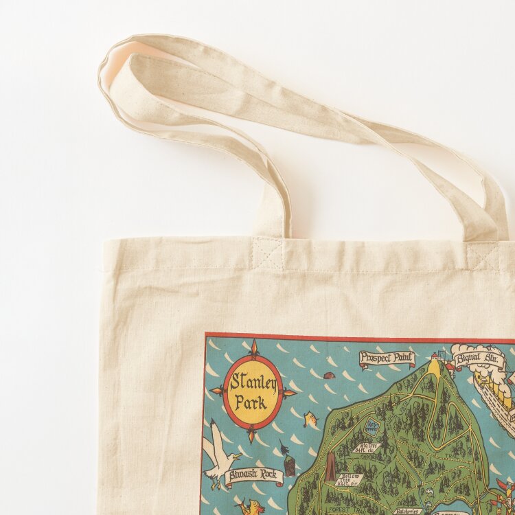 Bolsa de tela vintage con mapa - Women'S Fashion Vancouver reseña y precio