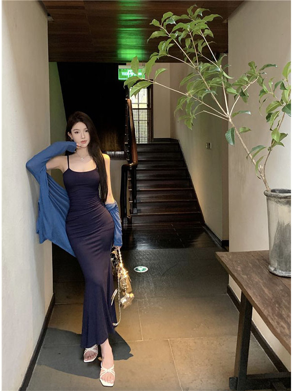 Vestido largo adelgazante con  - Women'S Young Fashion reseña y precio