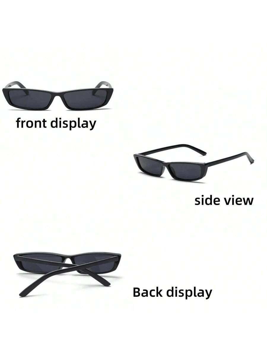 1 par de gafas Y2K con montura - Women'S Young Fashion reseña y precio