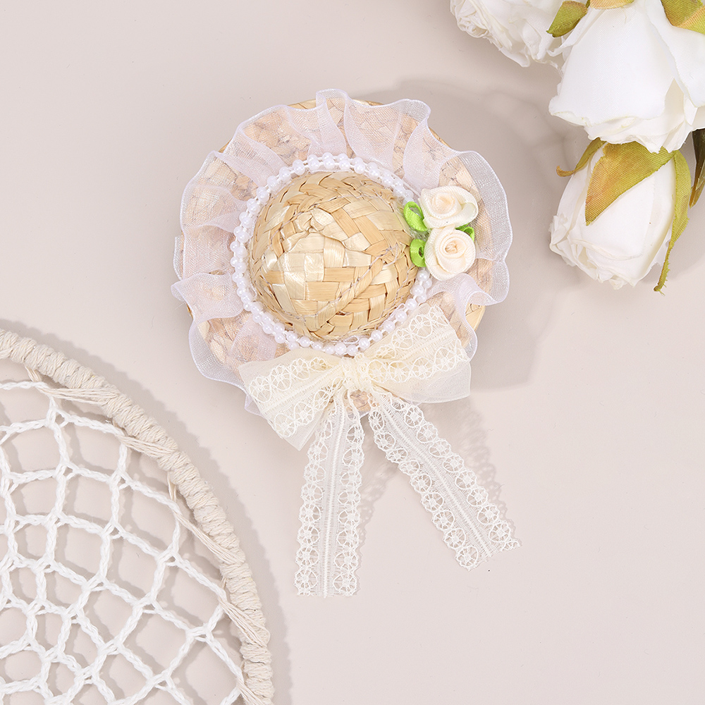 Nuevo Mini sombrero de paja, C - Straw Hat Summer reseña y precio