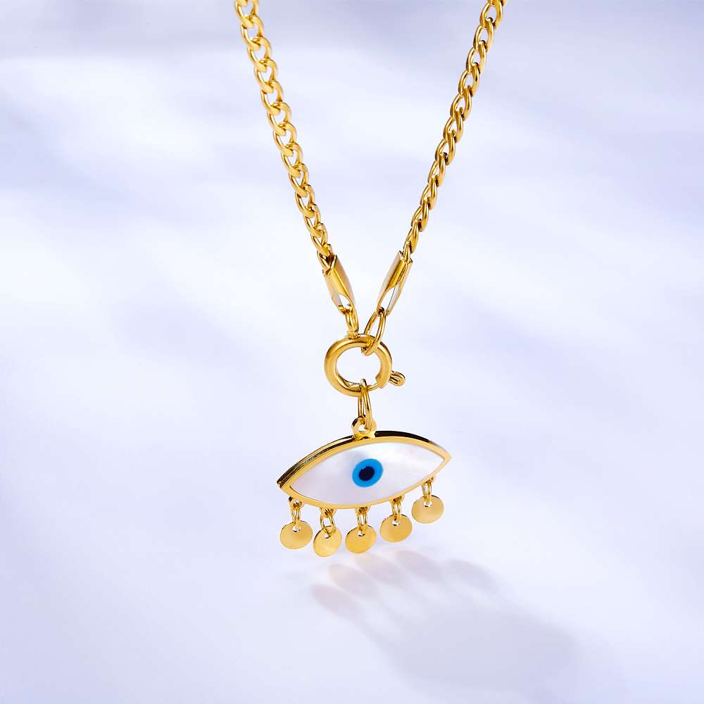Gargantilla con dijes de ojos  - Women'S Fashion Show 2022 reseña y precio