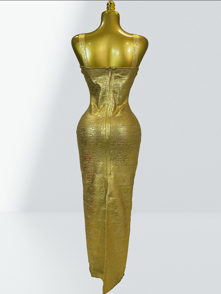 Vestido Largo Ajustado sin Man - Women'S Fashion Gilded Age reseña y precio