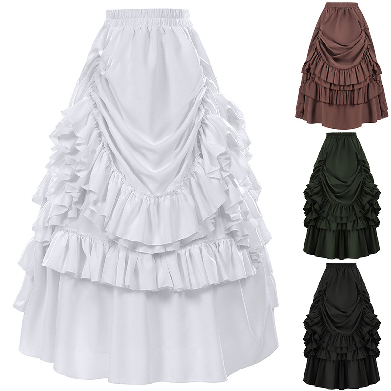 Falda Corta de Estilo Gótico R - Women'S Fashion Renaissance Period reseña y precio