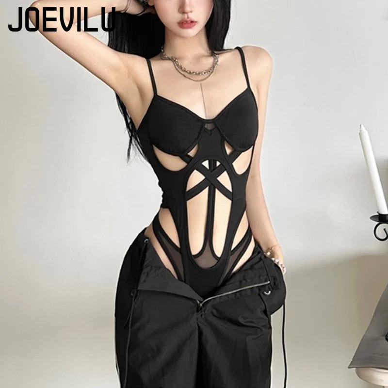 Body negro Y2K para mujer, Top - Turtleneck Bodysuit reseña y precio
