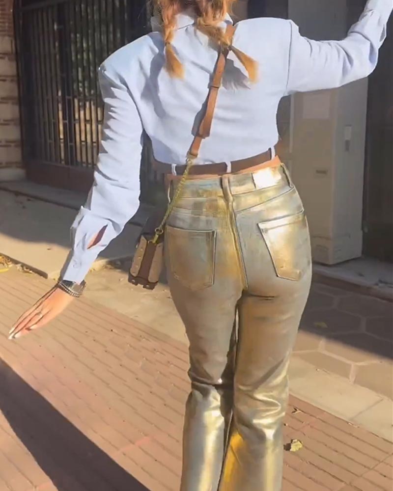 Pantalones vaqueros holgados c - Women'S Fashion Gilded Age reseña y precio
