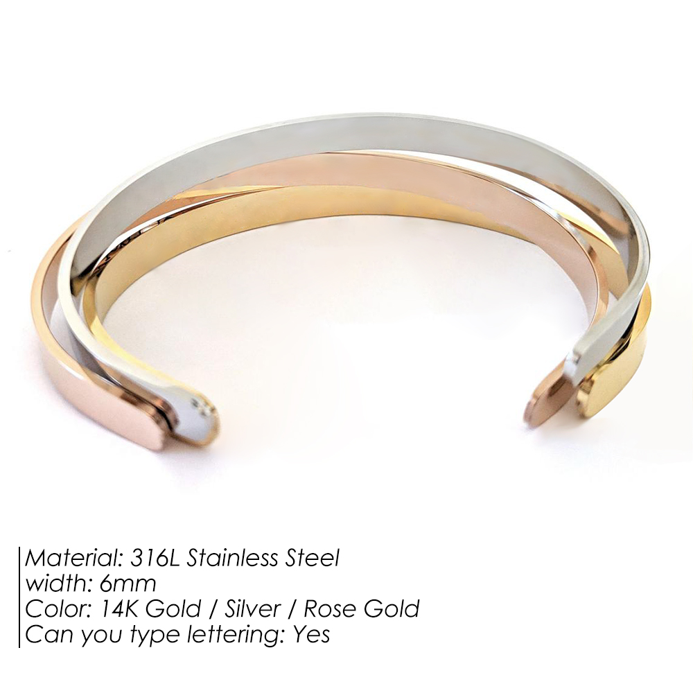 EMANCO Brazalete de Acero Inox - Women Fashion Quotes reseña y precio