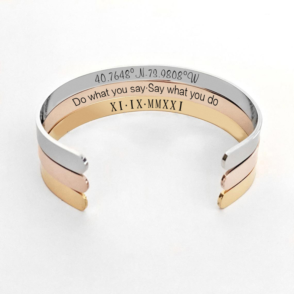 EMANCO Brazalete de Acero Inox - Women Fashion Quotes reseña y precio