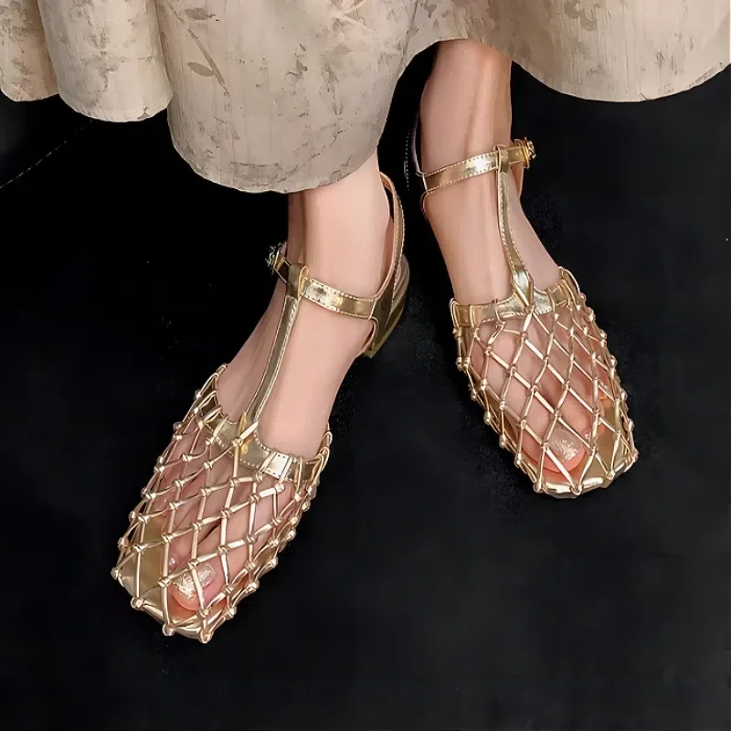 Sandalias de malla tejida para - Women'S Fashion Trends Summer 2025 reseña y precio