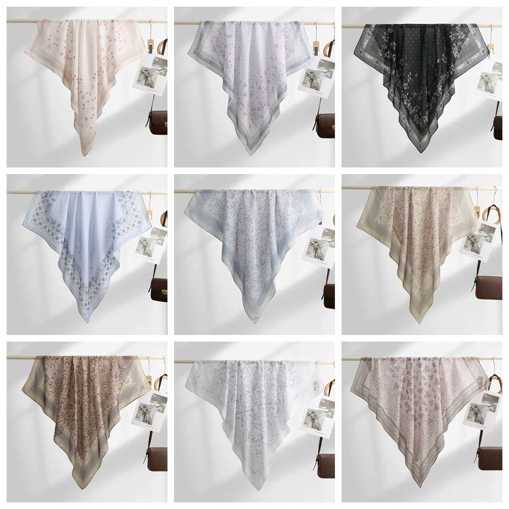 Pañuelo Cuadrado con Estampado - Women Fashion Malaysia reseña y precio