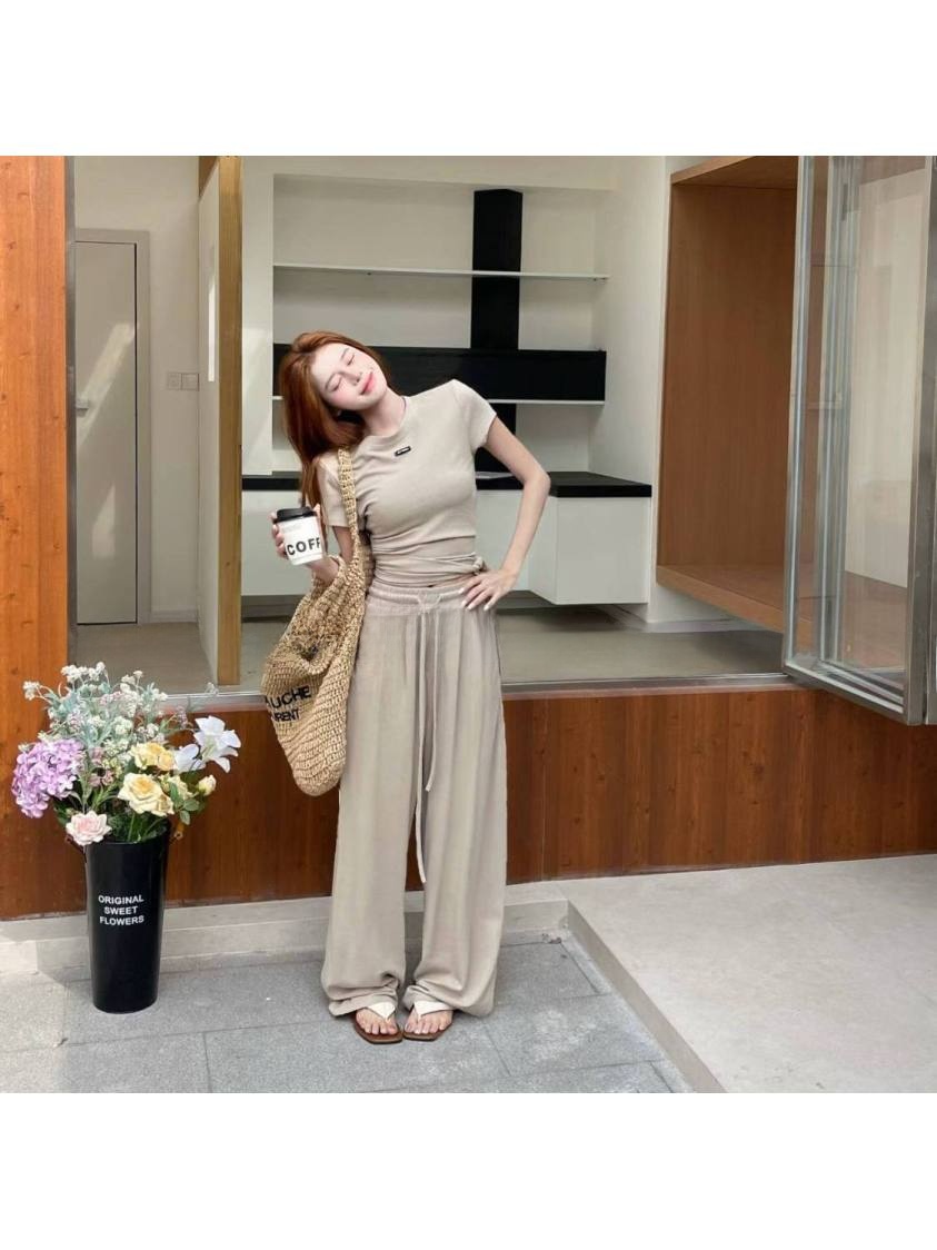 Conjunto de camiseta estilo co - Women'S Young Fashion reseña y precio