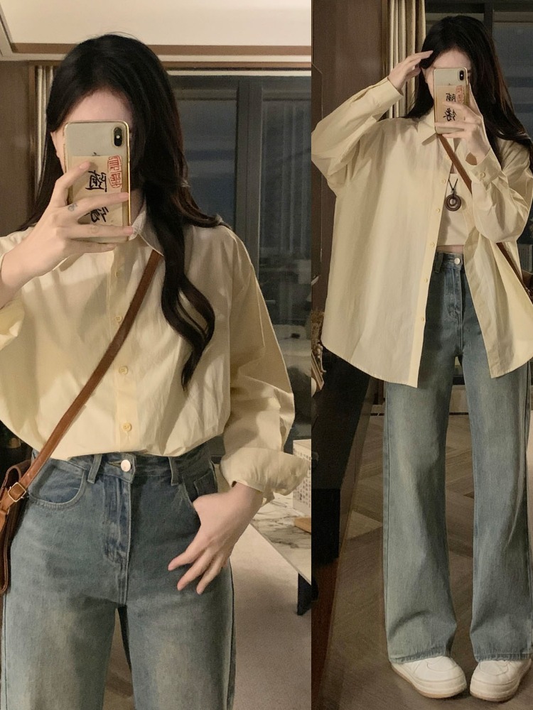 Camisa Casual de Manga Larga c - Women'S Young Fashion reseña y precio
