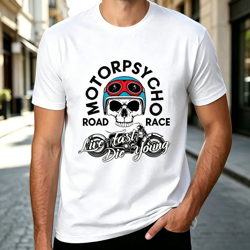 Camiseta Motopsyco Biker Skull - Women Fashion Quotes reseña y precio