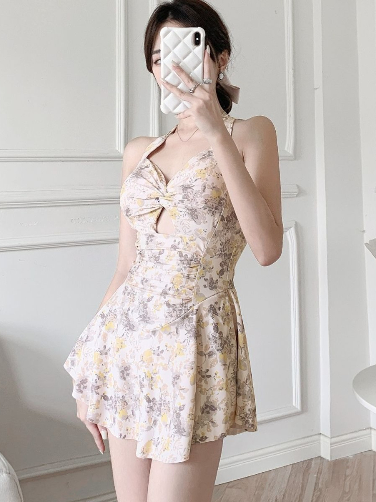 Nuevo Monokini con Estampado F - Floral Summer Dress reseña y precio