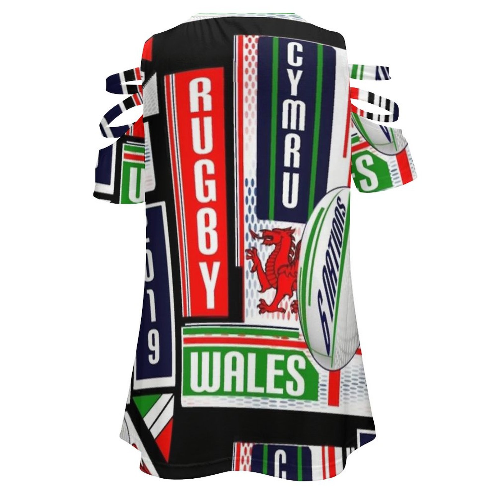 Cymru galés equipo de Rugby de - Women'S Fashion Rugby Shirt reseña y precio