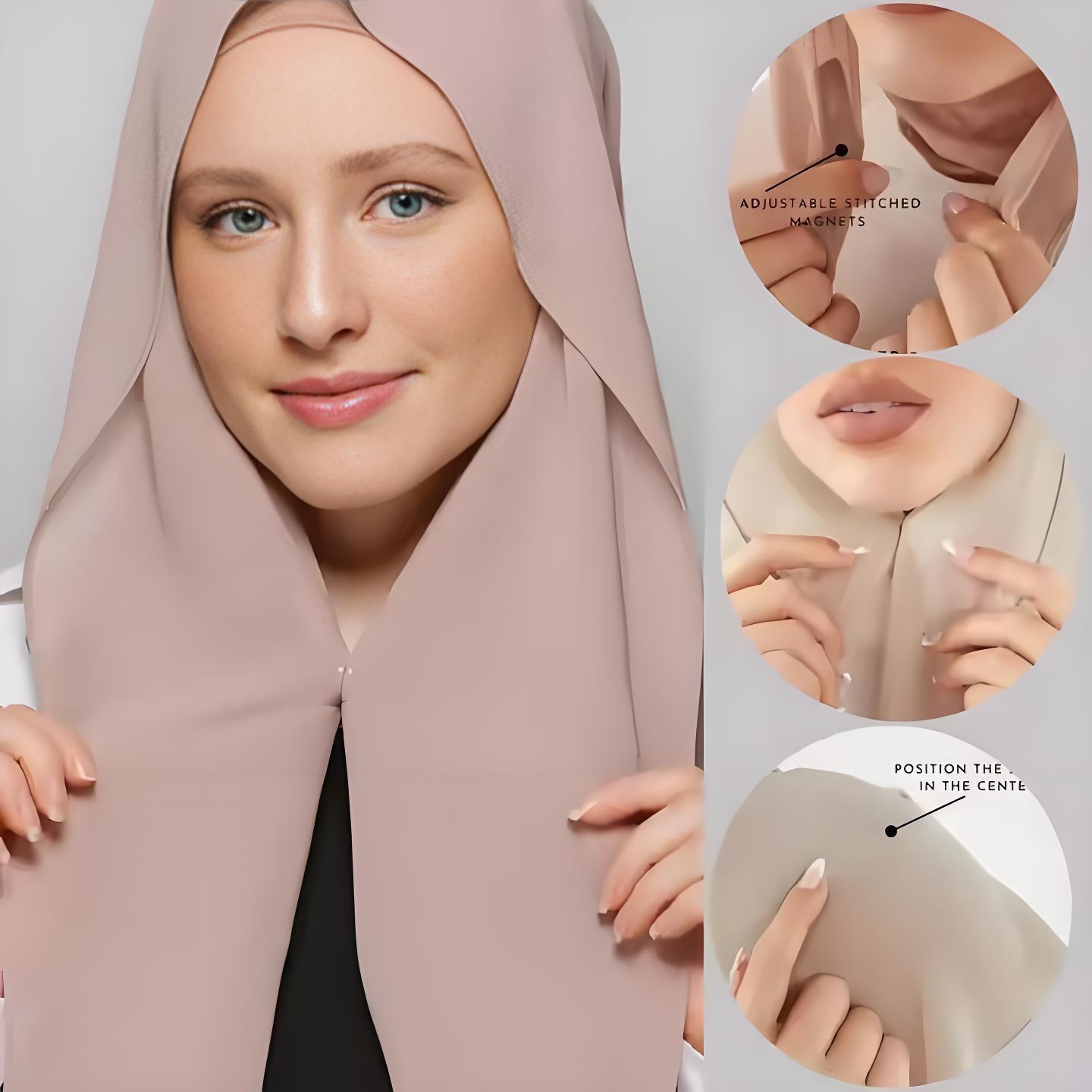 Nuevo Hiyab de Chifón con Cier - Women Fashion Malaysia reseña y precio
