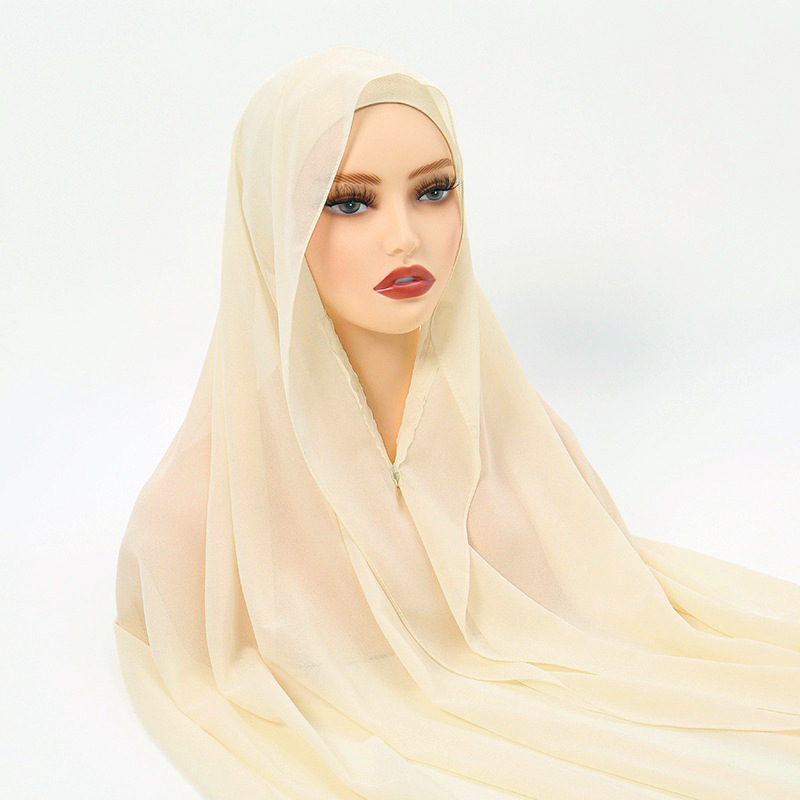Nuevo Hiyab de Chifón con Cier - Women Fashion Malaysia reseña y precio