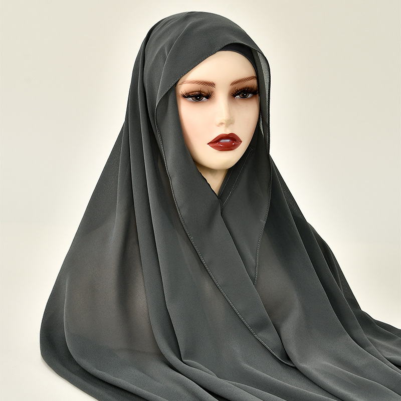 Nuevo Hiyab de Chifón con Cier - Women Fashion Malaysia reseña y precio