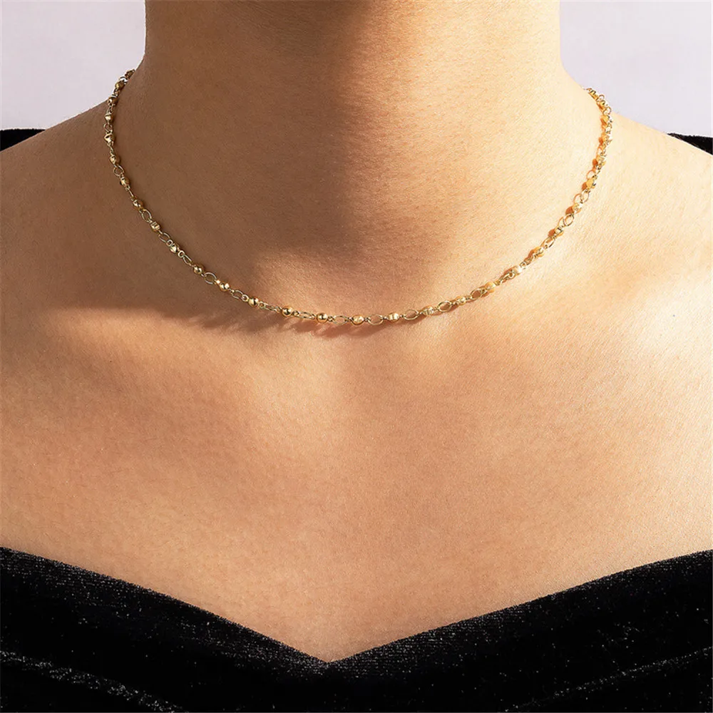 Collar de cadena sencillo con  - Women'S Fashion Show 2022 reseña y precio