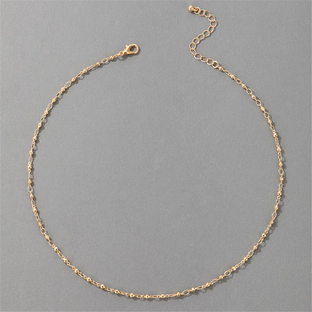 Collar de cadena sencillo con  - Women'S Fashion Show 2022 reseña y precio
