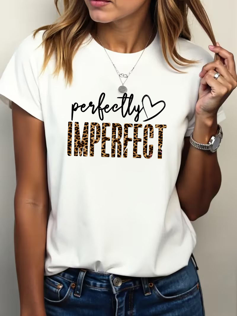 Camiseta con gráfico de corazó - Women Fashion Quotes reseña y precio
