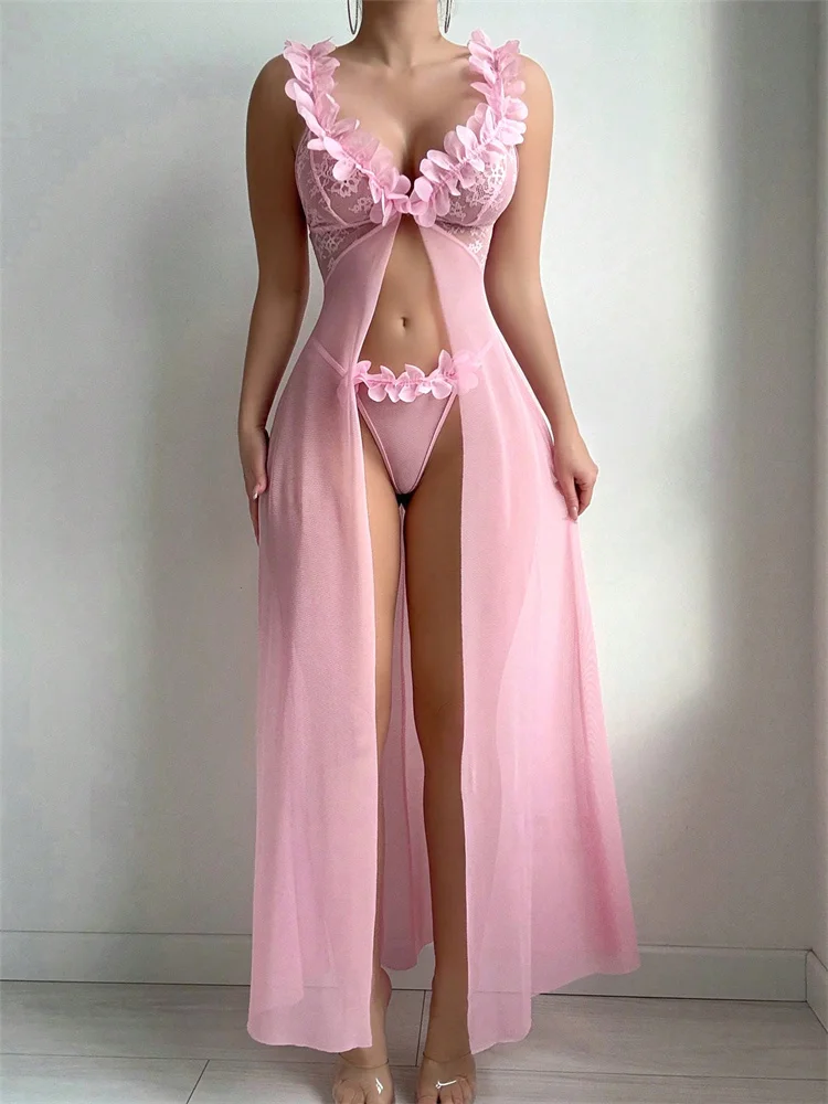 Camisones Sexys Florales Rosas - Floral Summer Dress reseña y precio