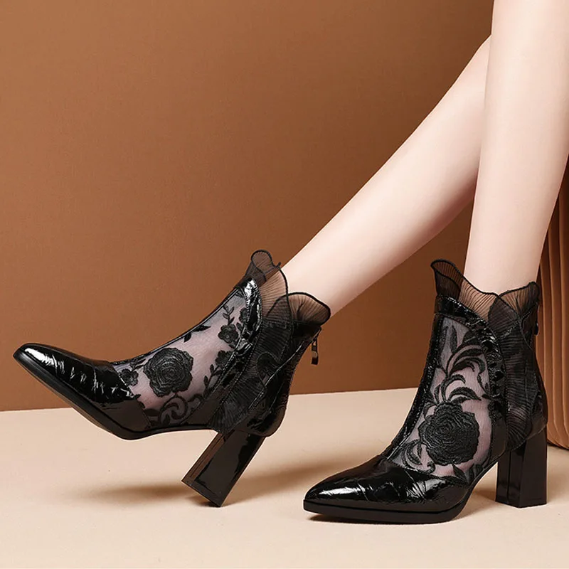 Tacones altos para mujer, bota - Floral Summer Dress reseña y precio