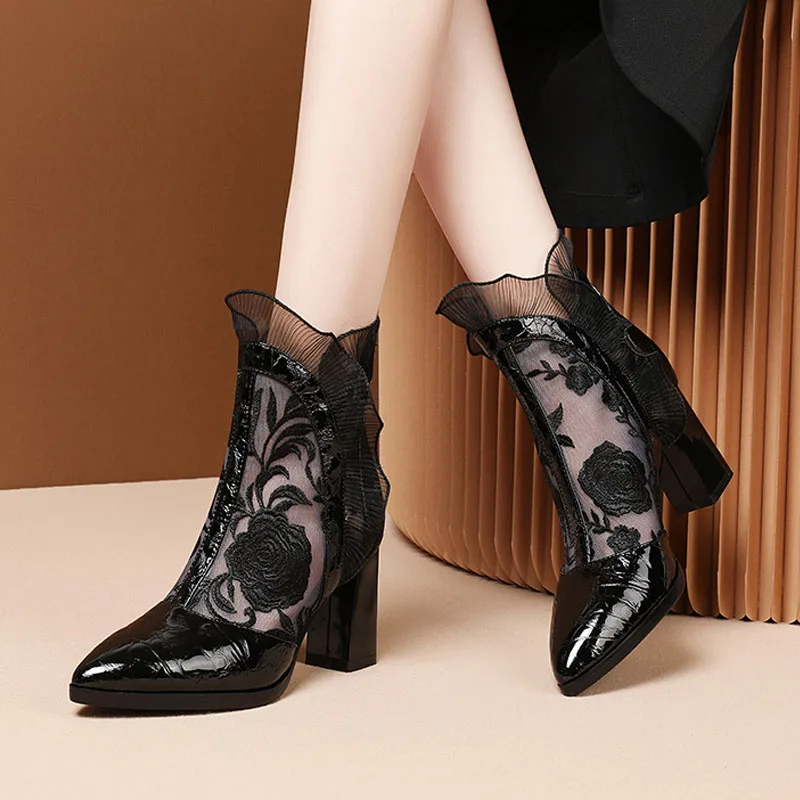 Tacones altos para mujer, bota - Floral Summer Dress reseña y precio