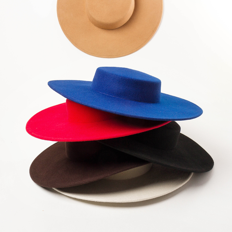 Sombrero de fieltro de ala anc - Women'S Fashion Show 2022 reseña y precio