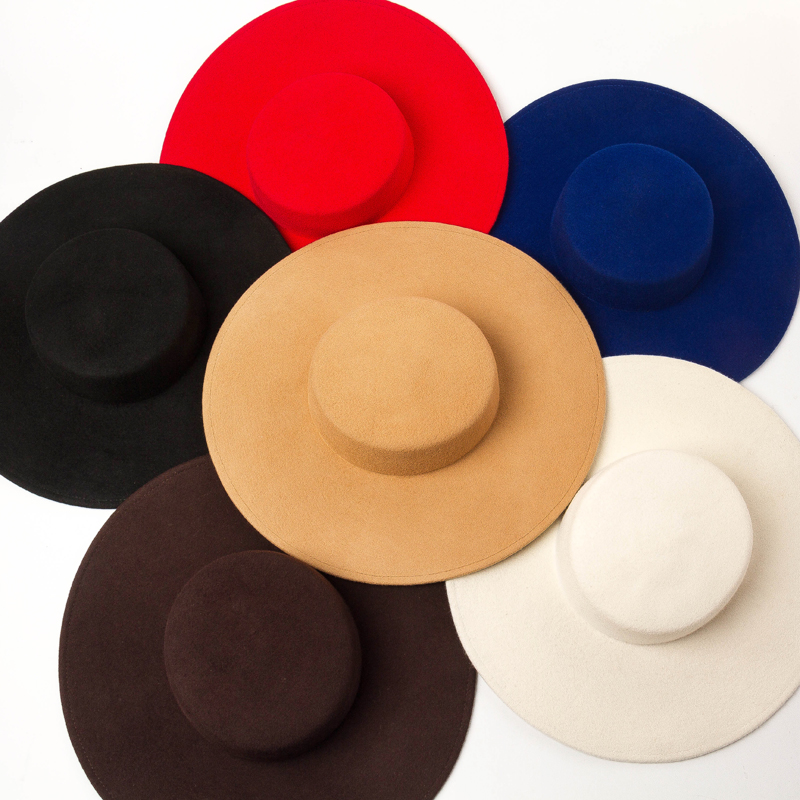 Sombrero de fieltro de ala anc - Women'S Fashion Show 2022 reseña y precio