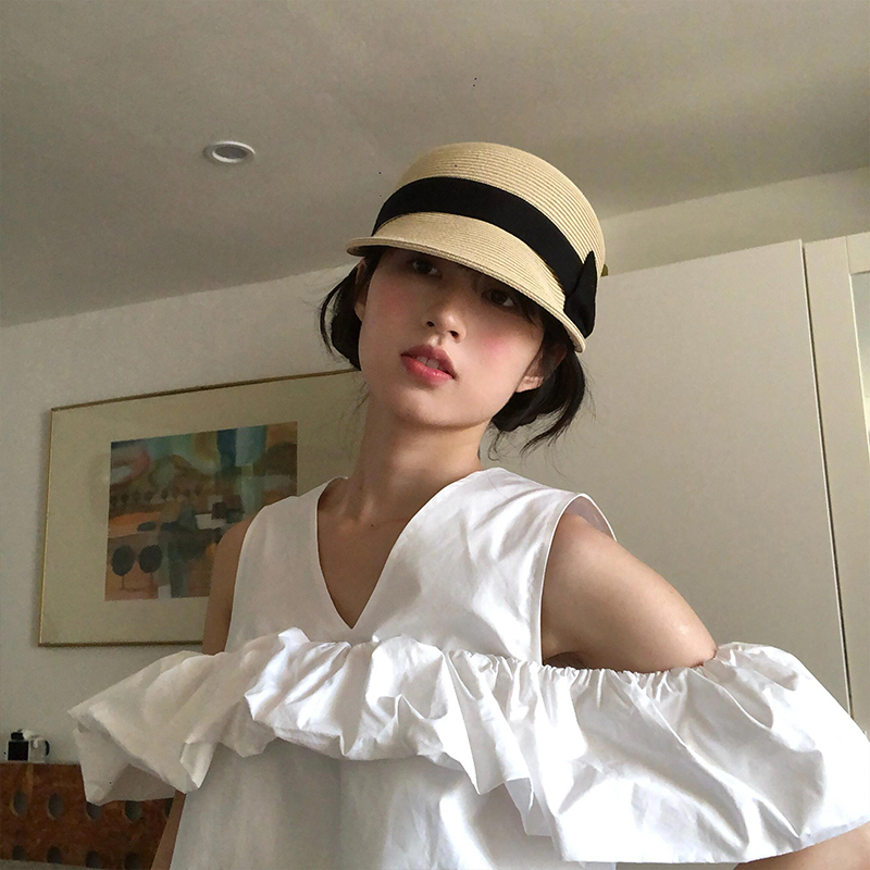 Sombrero de paja con pico y cú - Straw Hat Summer reseña y precio