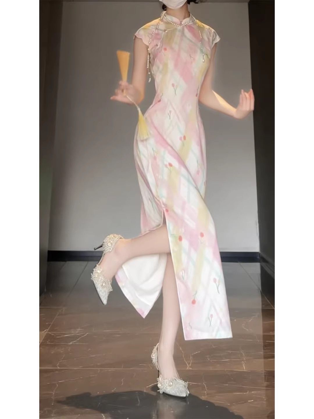 Vestido Cheongsam Moderno de E - Floral Summer Dress reseña y precio