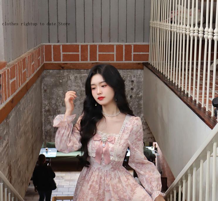 Vestido de manga larga dulce y - Women'S Fashion Gilded Age reseña y precio