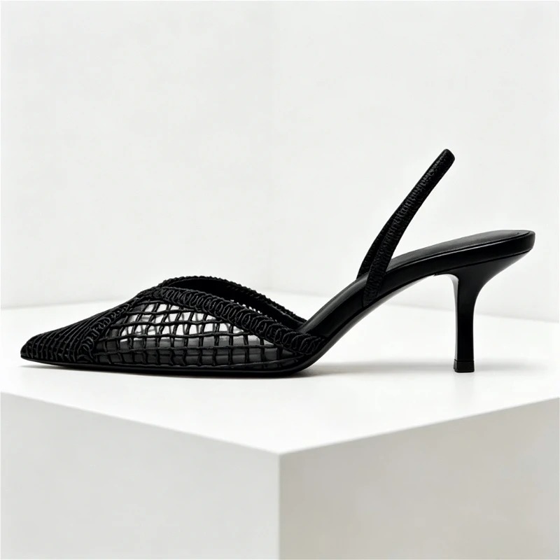 Sandalias de tacón tejidas de  - Women'S Fashion Brand Shoes reseña y precio